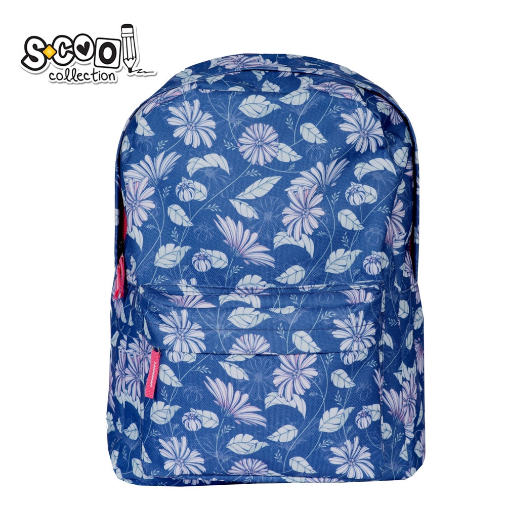 Ghiozdan CLASSIC, compartiment cu fermoar, doua cursoare metalice, 30x16x43 cm, poliester - imagine 4